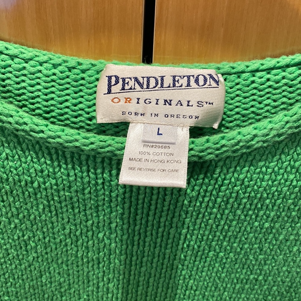 Pendleton 100% Cotton Crew Large - image 3